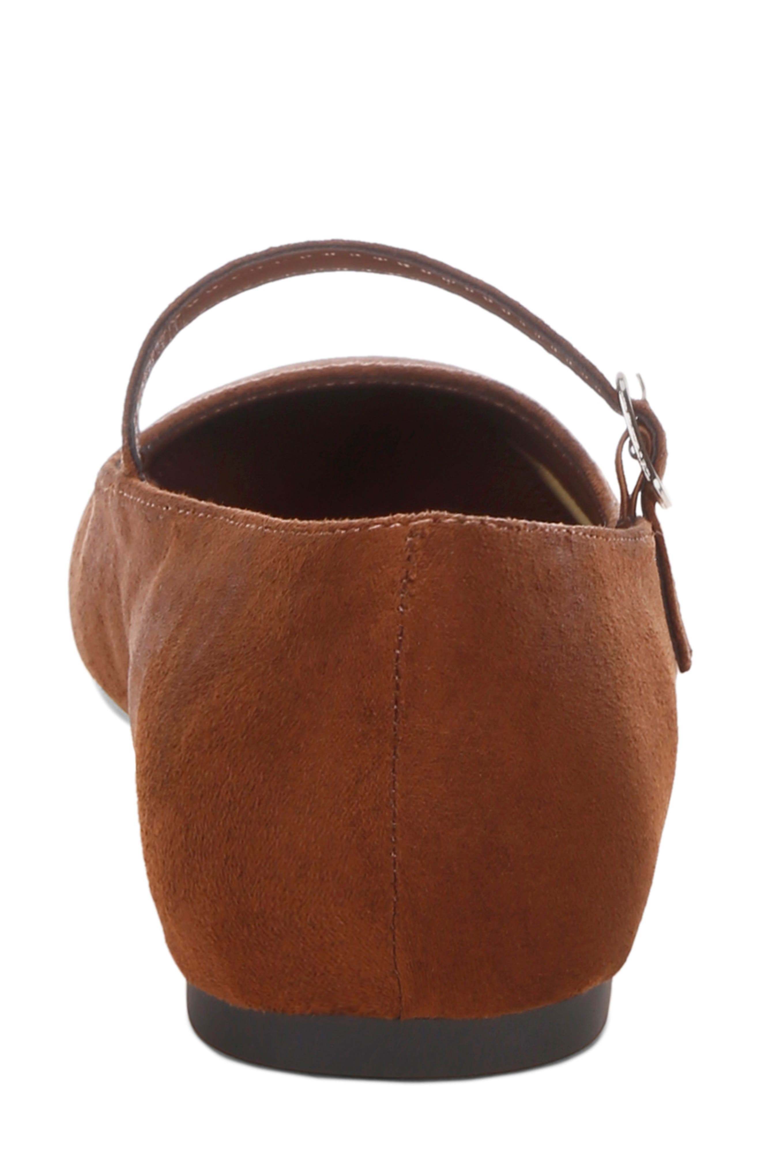 Humbal Mary Jane Flat, Alternate, color, BROWN