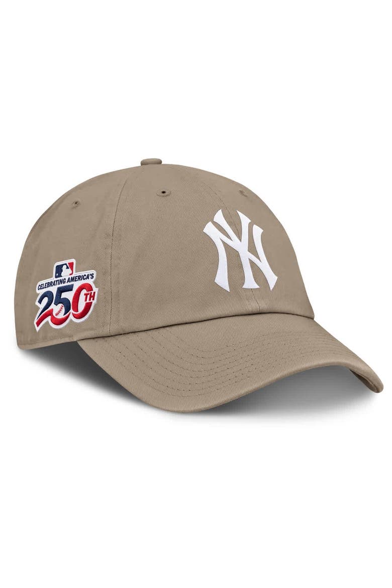 Men's Nike Khaki New York Yankees Celebrating America's 250th Club Adjustable Hat, Main, color, Khaki
