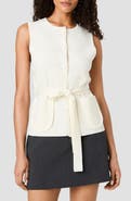 French Connection Maxime Tie Waist Vest