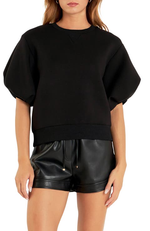 Puff Sleeve Sweatshirt