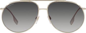 61mm Aviator Sunglasses