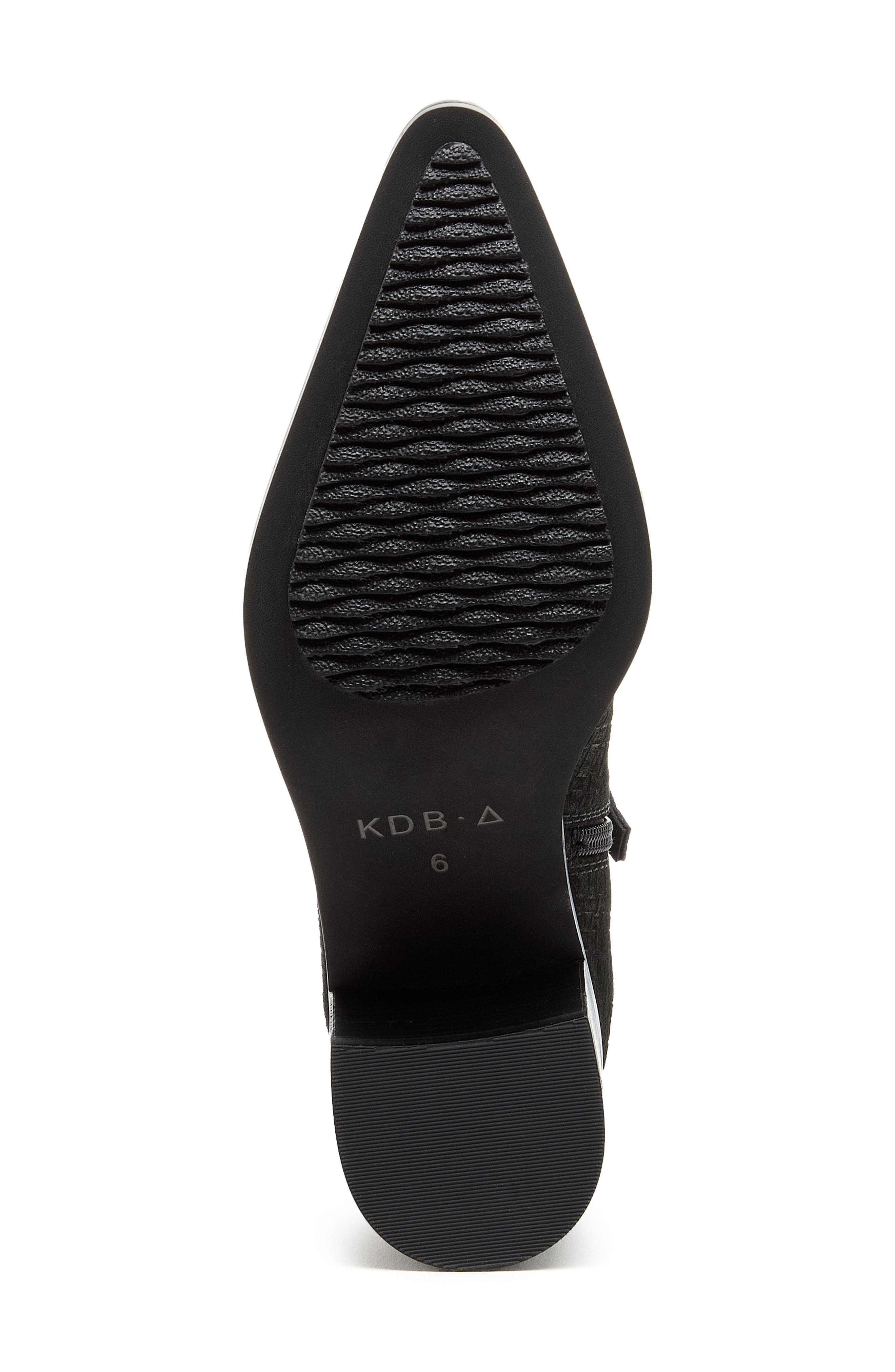 Kelsi Dagger Brooklyn Milly Pointed Toe Bootie, Alternate, color, Black