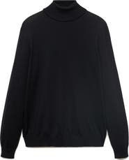 MANGO Turtleneck Wool Sweater