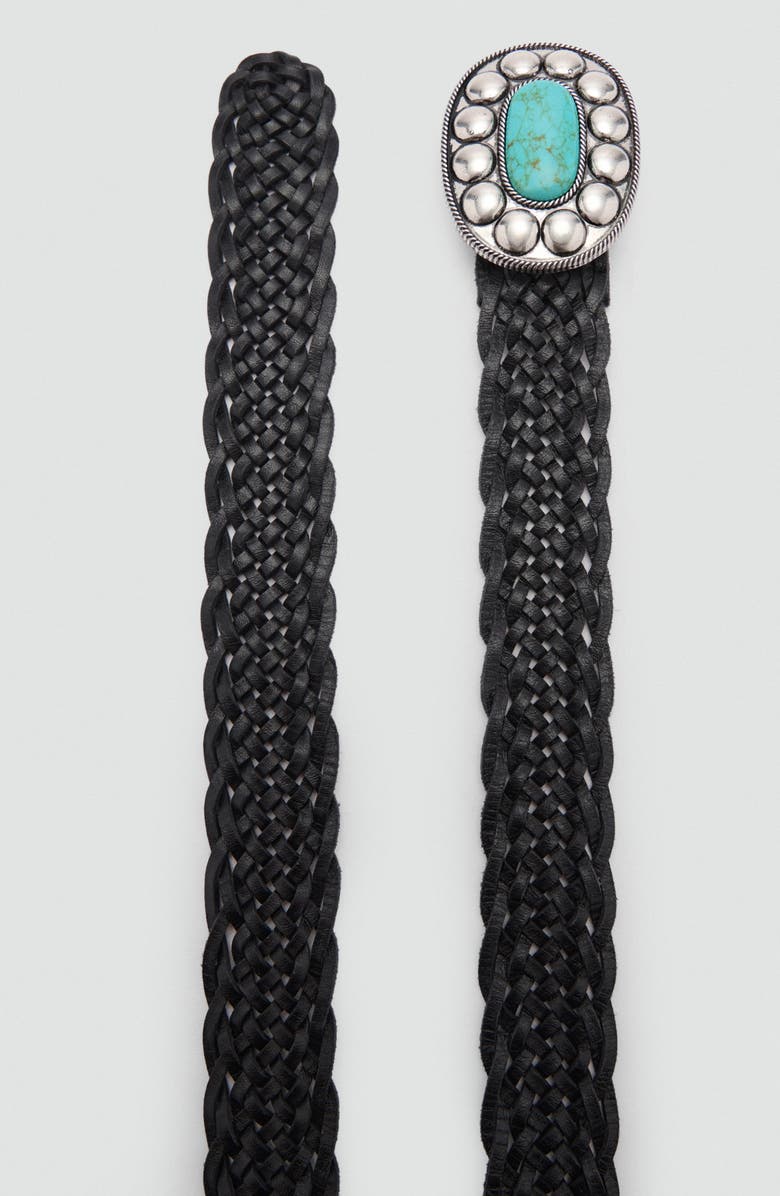 MANGO Basketweave Belt, Alternate, color, 