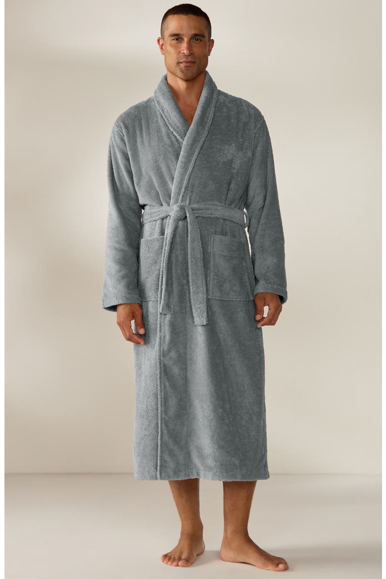 Cloud Loom Organic Cotton Robe, Alternate, color, FOSSIL