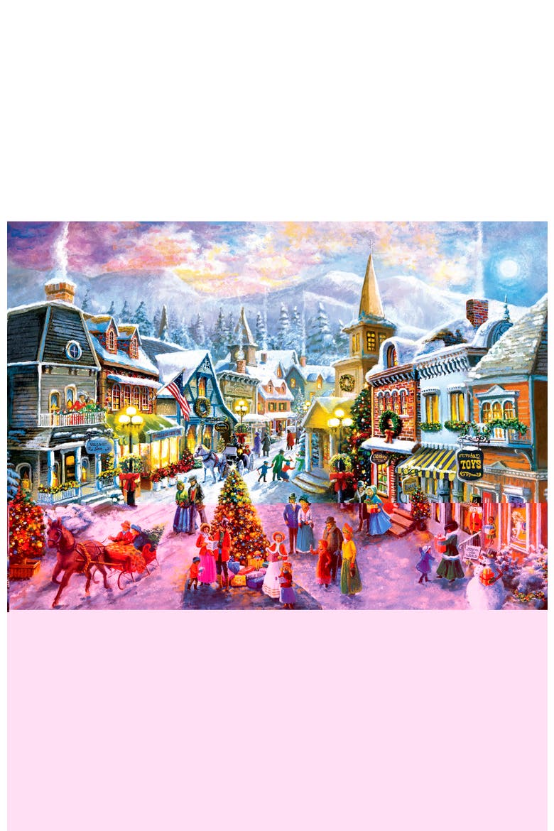 Victorian Holidays 1000 Piece Puzzle, Alternate, color, Multicolor