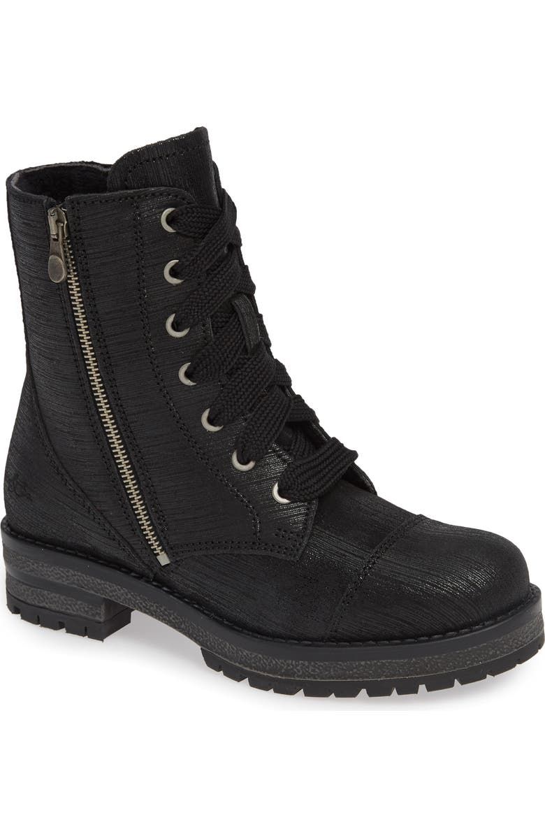 Bos. & Co. Paulie Waterproof Lace-Up Bootie, Main, color,