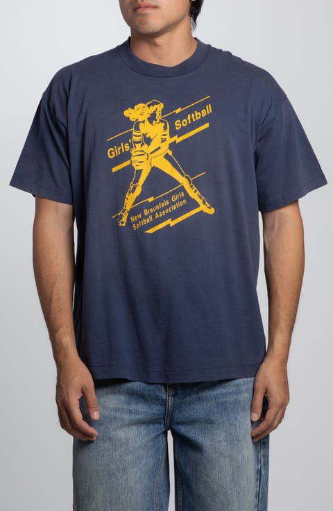 Vintage New Braunfels Girls Softball Tee