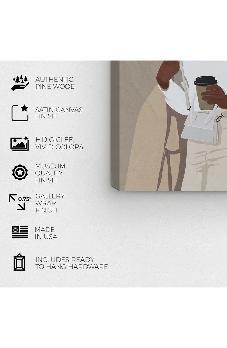 Wynwood Studio Business Fashion Woman Canvas Wall Art, Alternate, color, Brown