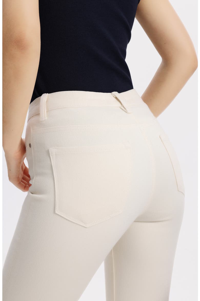 Mid Rise Bootcut Jeans, Alternate, color, OFF WHITE