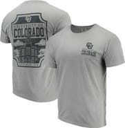 IMAGE ONE Men's Gray Colorado Buffaloes Comfort Colors Campus Icon T-Shirt