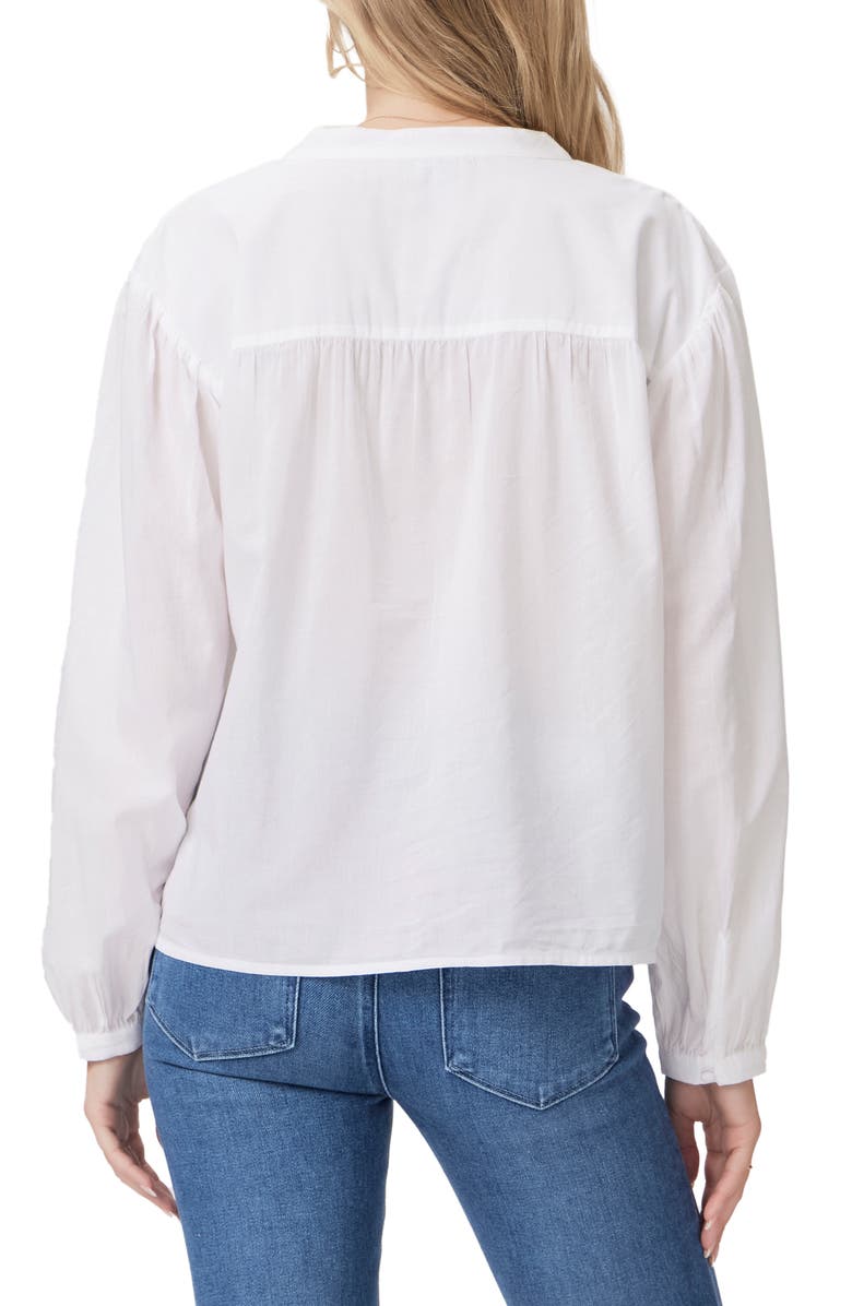 PAIGE Marline Button Front Shirt, Alternate, color, White