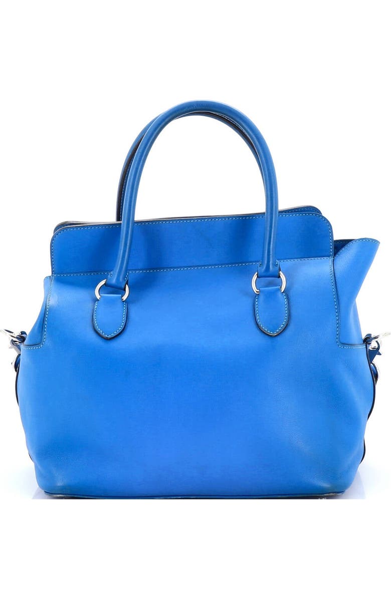 Pre-Owned Hermes Toolbox Bag Swift 26, Alternate, color, Bleu Hydra