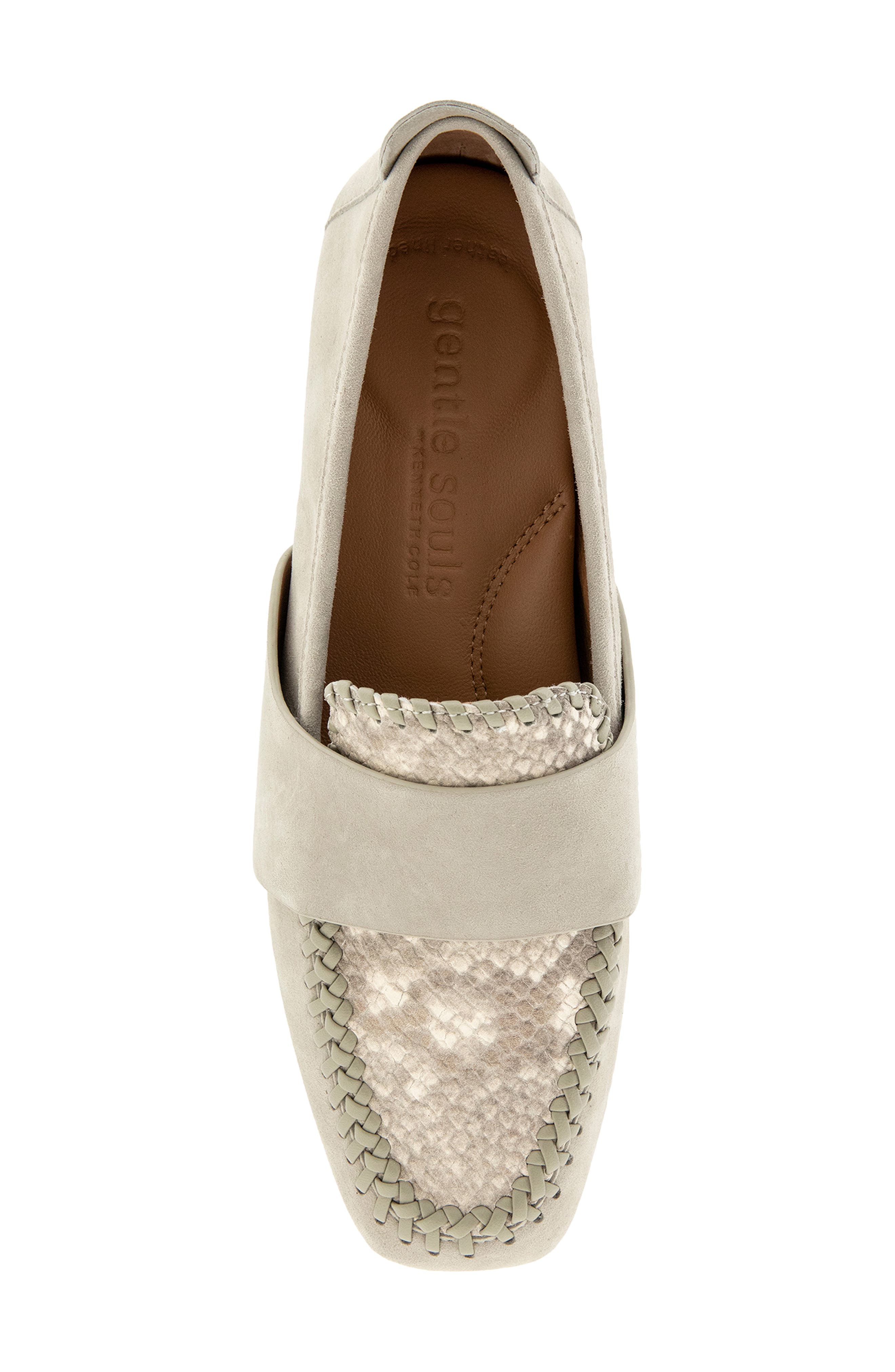 Gentle Souls Sandra Loafer, Alternate, color, Taupe Snake