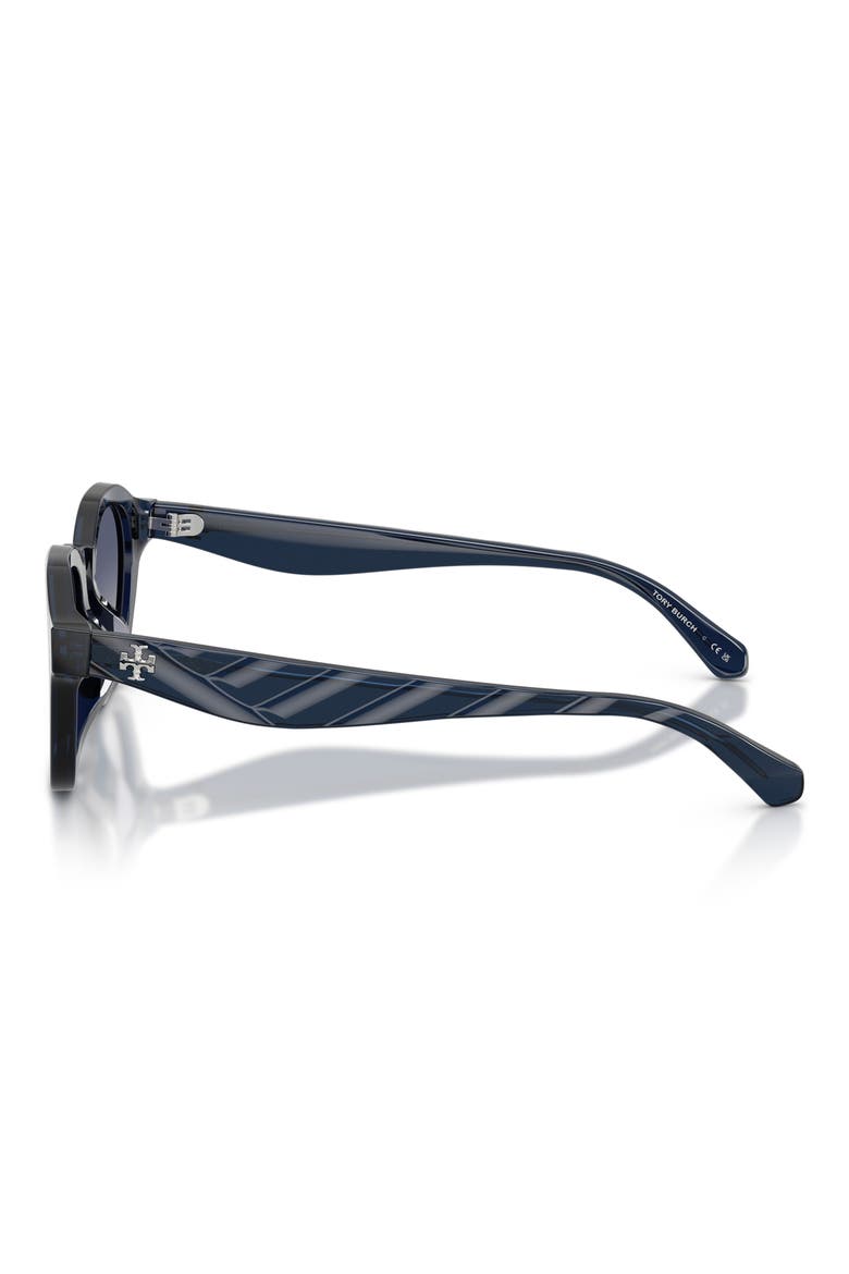 48mm Phantos Sunglasses, Alternate, color, TRANSPARENT BLUE / BLUE