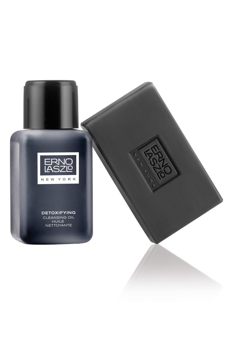 Erno Laszlo Detoxifying Double Cleanse Travel Set, Main, color,