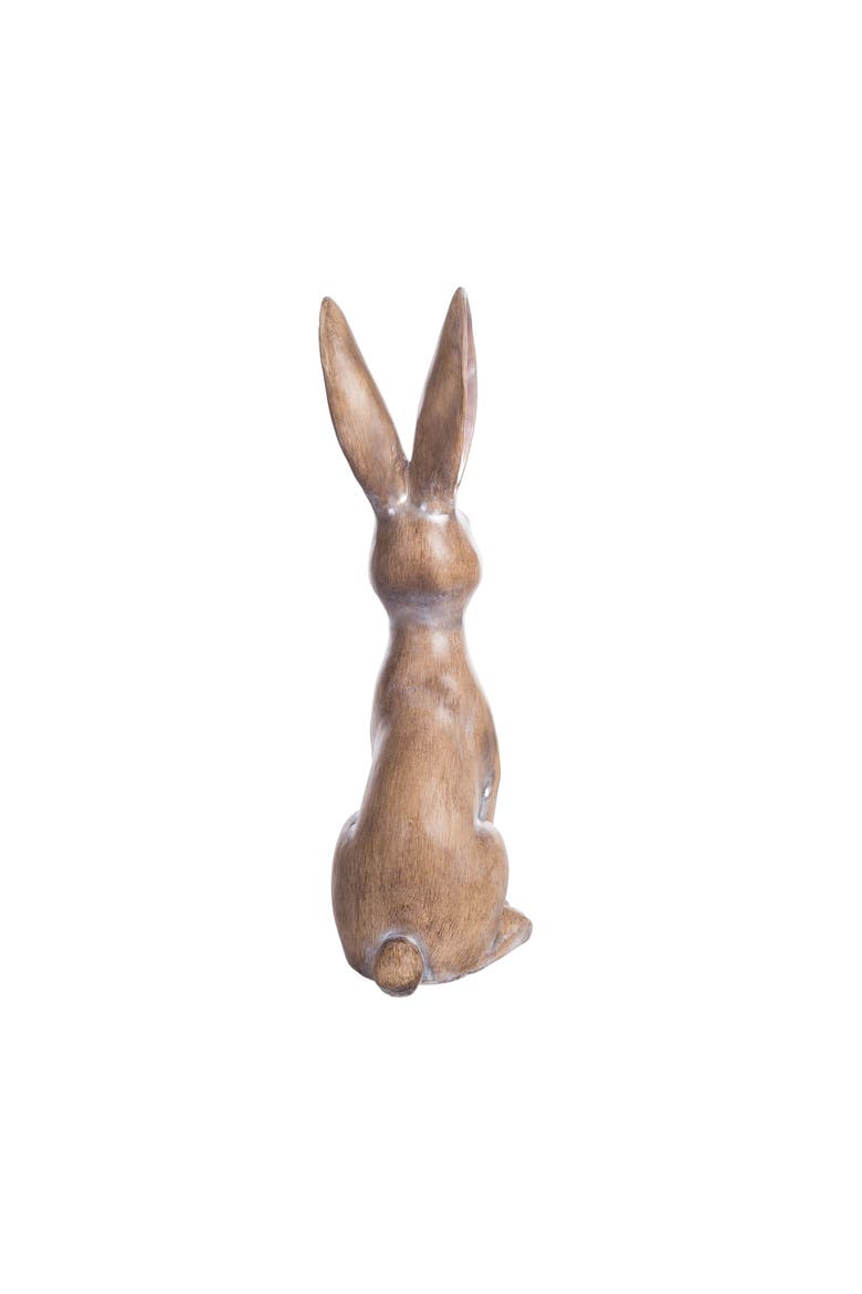Vigilant Easter Bunny Rabbit Large Decorative Figurine, Alternate, color, Brown
