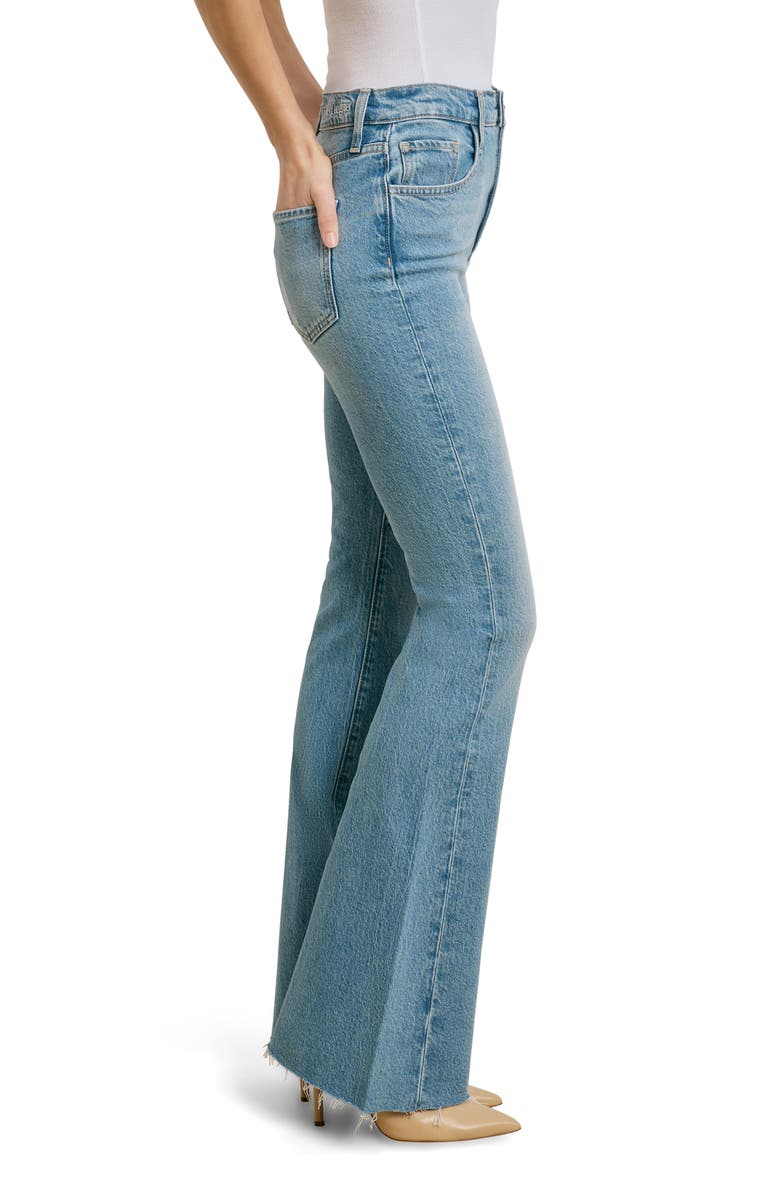 Favorite Daughter The Valentina Super High Waist Flare Jeans, Alternate, color, Tulum