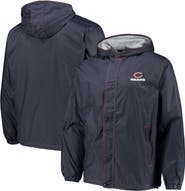 DUNBROOKE Men's Dunbrooke Navy Chicago Bears Logo Legacy Stadium Full-Zip Jacket