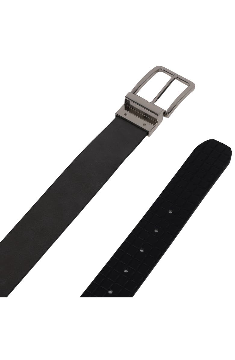 Element Textured PU Reversible Belt with Polished Buckle, Alternate, color, Black/Grey