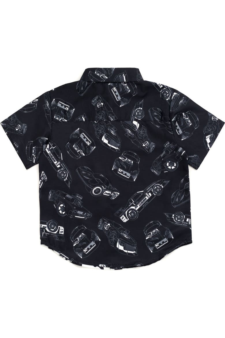 Button-Down Shirt, Alternate, color, Black Checkerboard