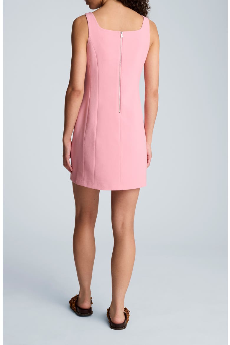 Sculpted Sleeveless Minidress, Alternate, color, PINK BLISS