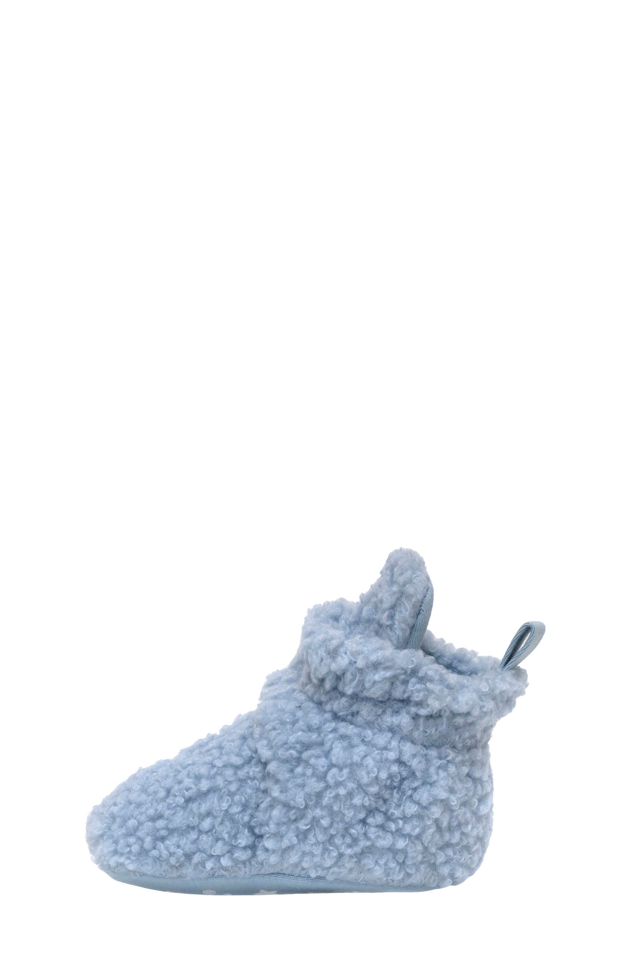 Faux Shearling Bootie, Alternate, color, LIGHT BLUE