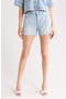 Retro Embellished Cutoff Denim Shorts