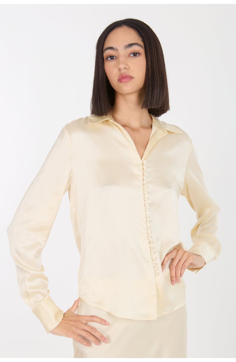 SECRET MISSION Joanne Blouse, Alternate, color, Vintage Crème