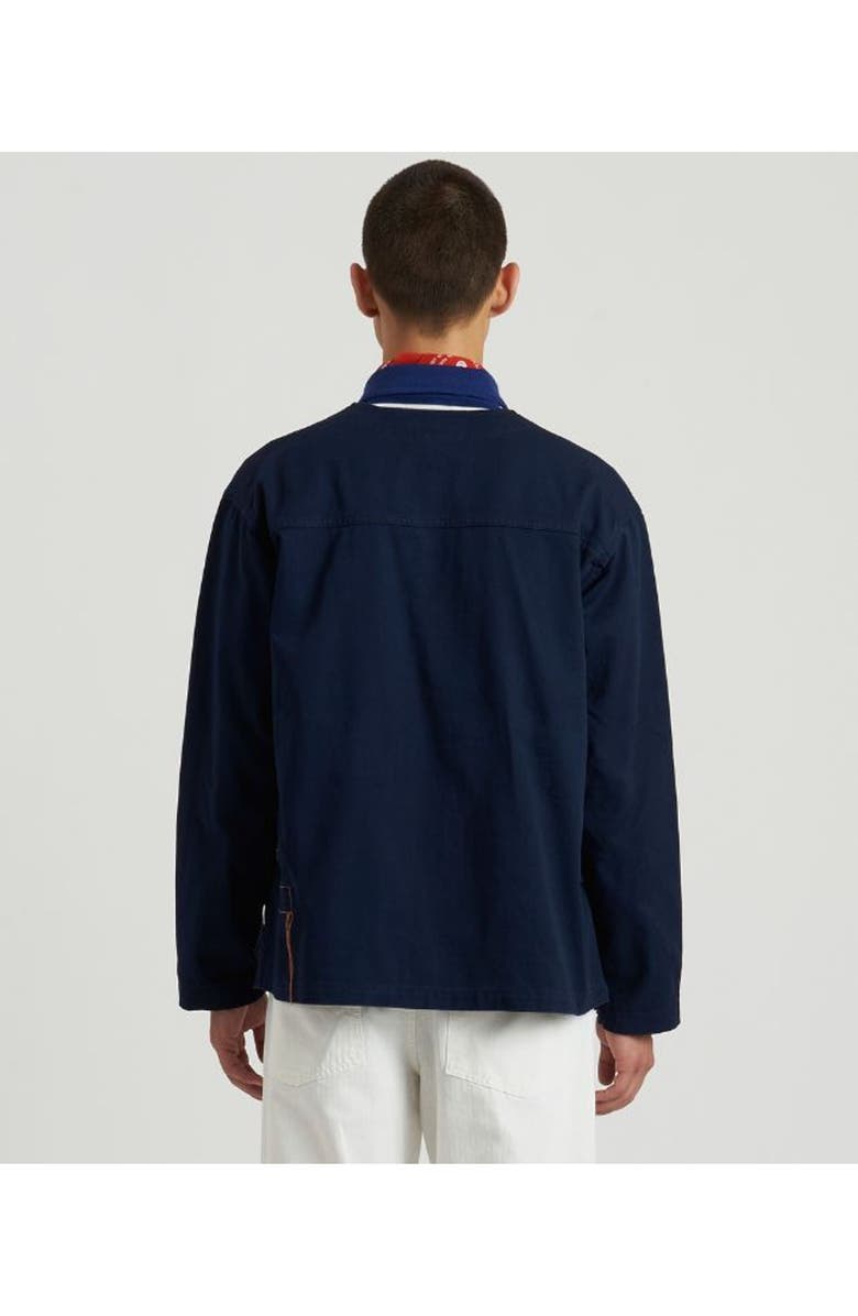 Fortela Vintage Baseball Inspired Overshirt, Alternate, color, Blue