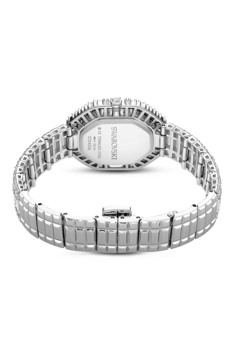 Matrix Octagon Bracelet Watch, 28.58mm x 22.23mm, Alternate, color, SILVER
