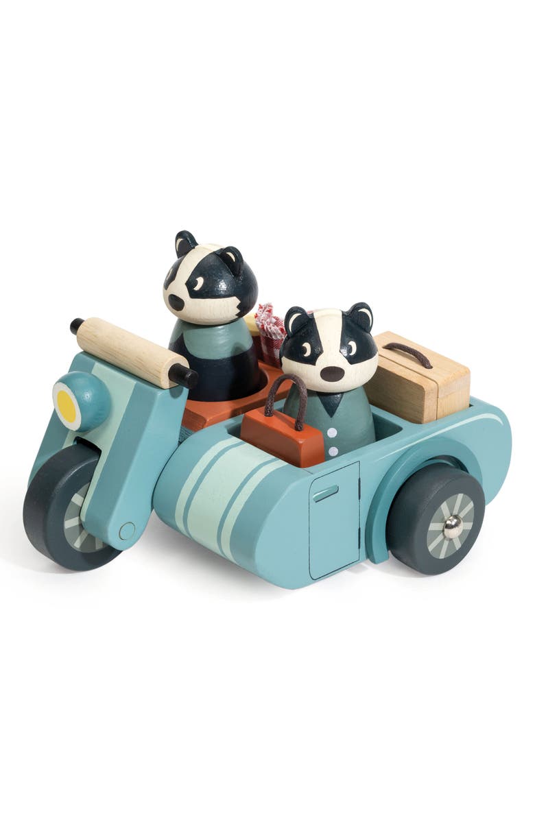 Tender Leaf Toys Badger Picnic Motorbike Ride Playset, Alternate, color, 