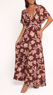 Petal & Pup Yolande Plunge Maxi Dress