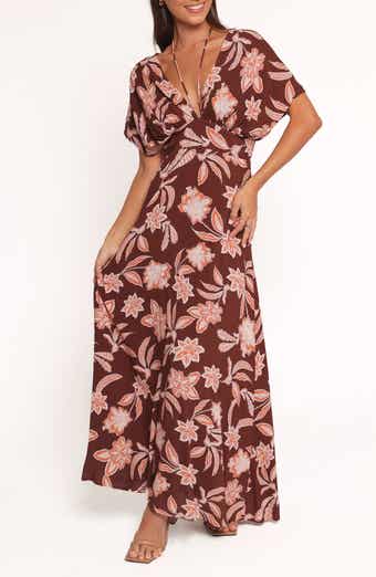 Yolande Plunge Maxi Dress