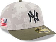 New Era Men's New Era Light Beige/Olive New York Yankees 2025 Armed Forces Day Low Profile 59FIFTY Fitted Hat
