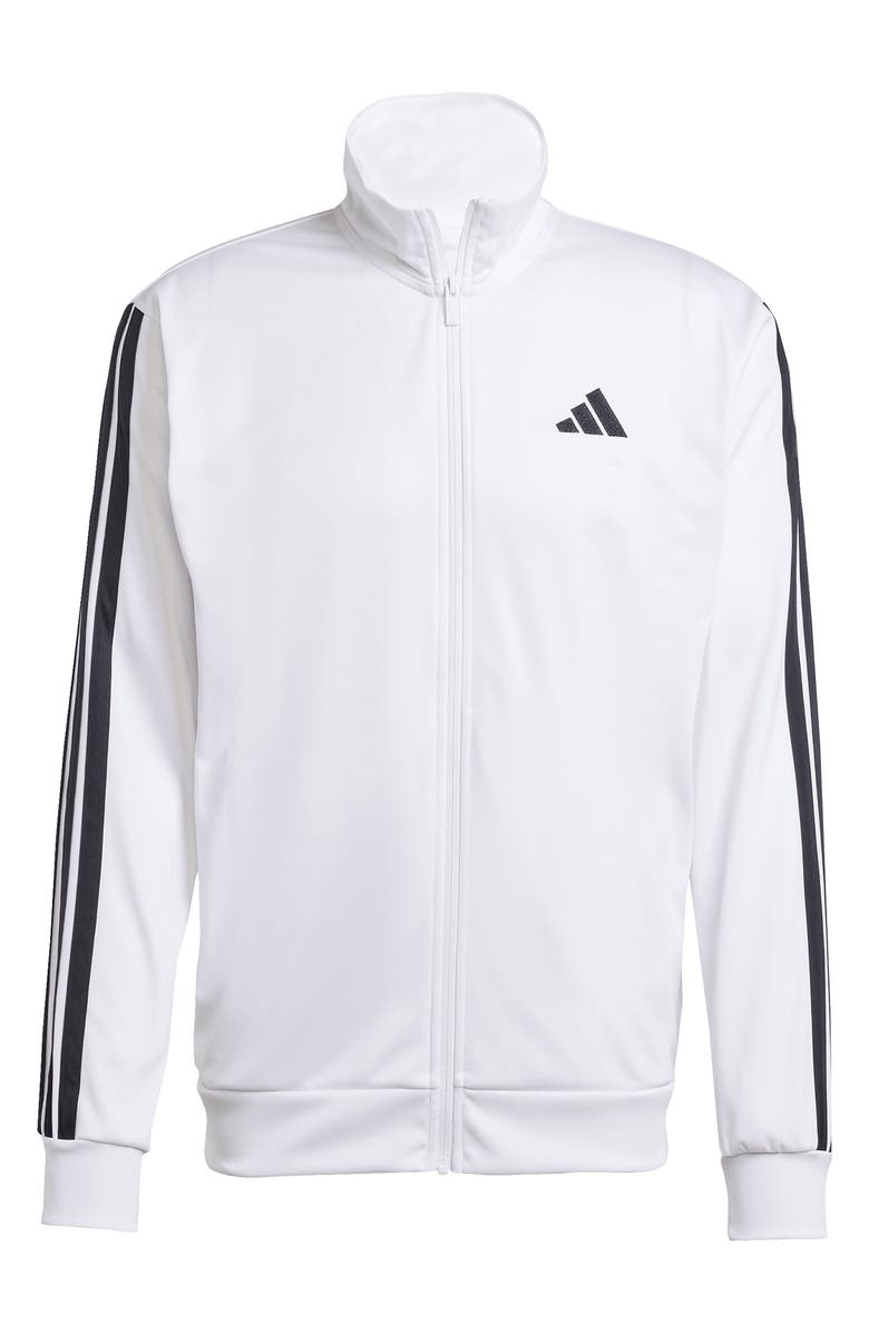 adidas 3-Stripe Training Track Jacket, Alternate, color, White