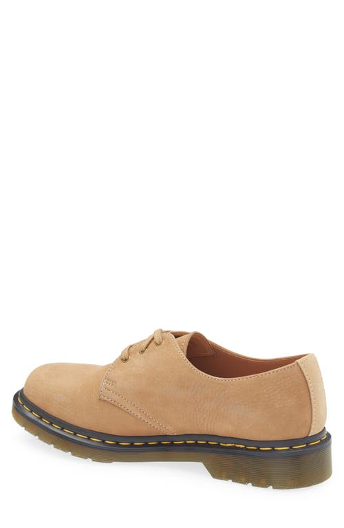 Dr. Martens 1461 Nubuck Leather Derby In Brown