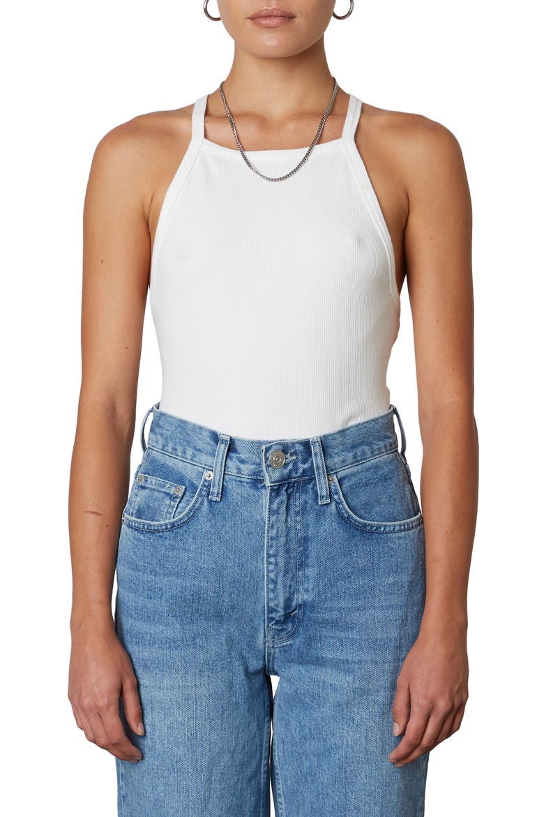 Georgia Racerback Tank, Main, color, WHITE