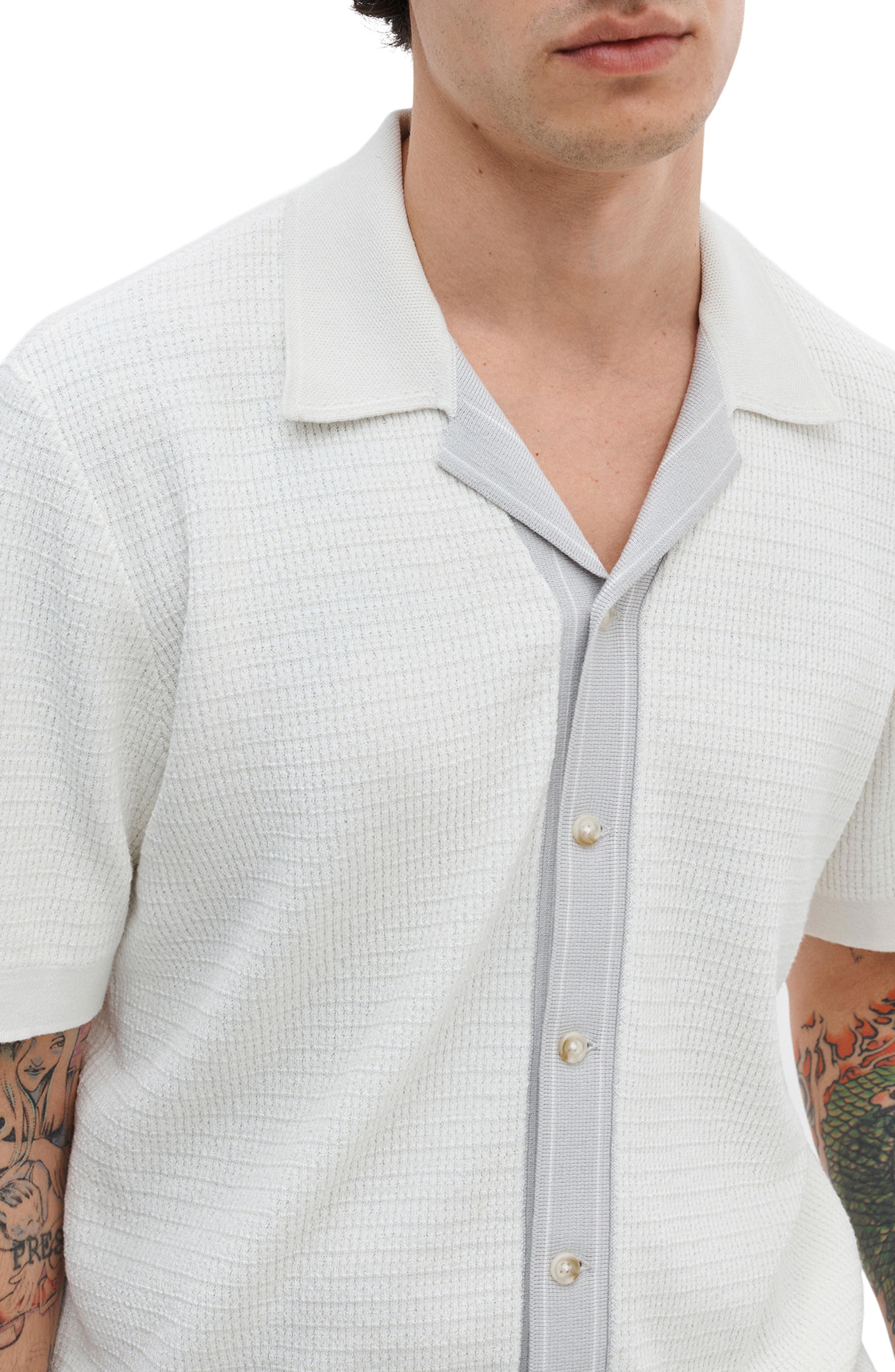 Harvey Block Stitch Camp Shirt - image 2