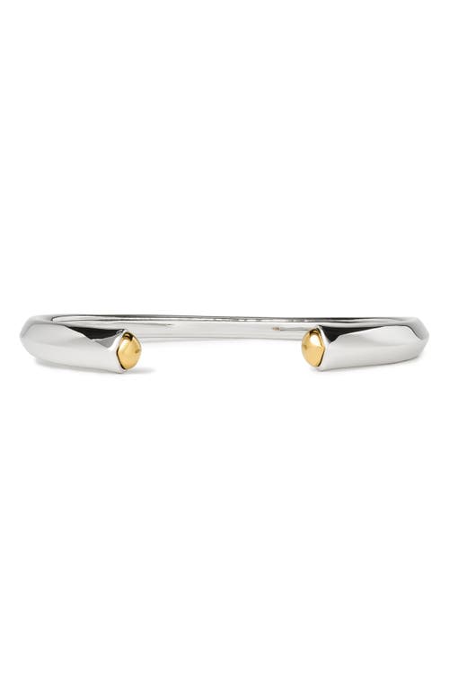 Kate Spade New York Two Tone Cuff Bracelet In Metallic