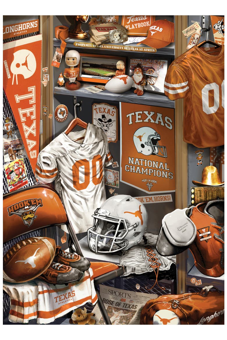 Texas Longhorns Locker Room 500pc Puzzle, Alternate, color, Multicolor