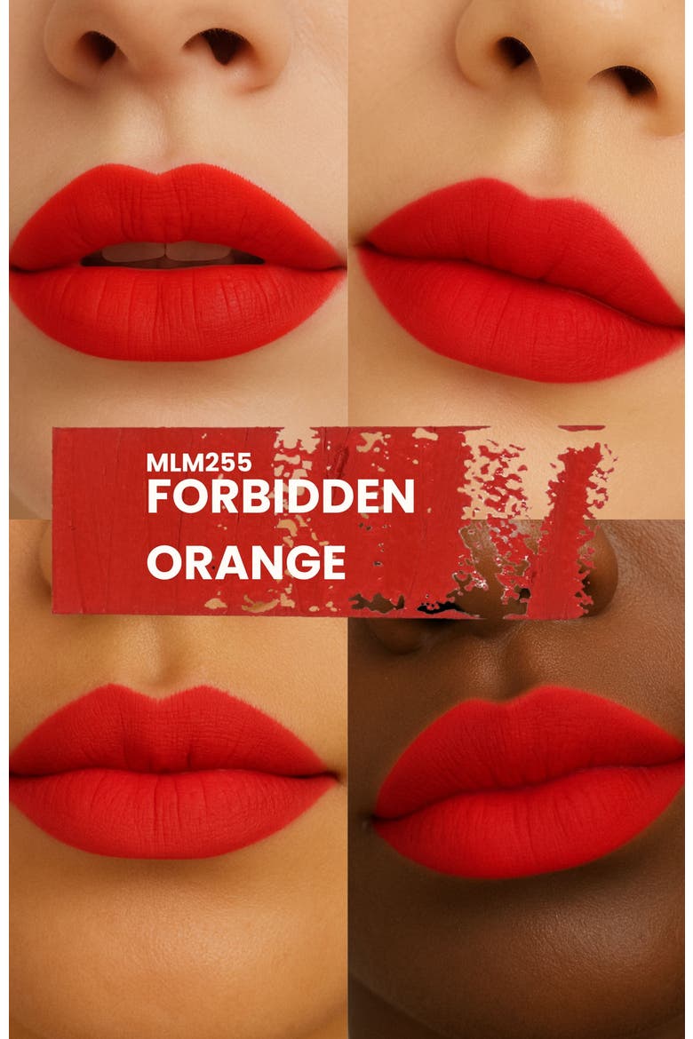 3-Pc. Matte Lip Trio Set, Alternate, color, M 255 forbidden orange