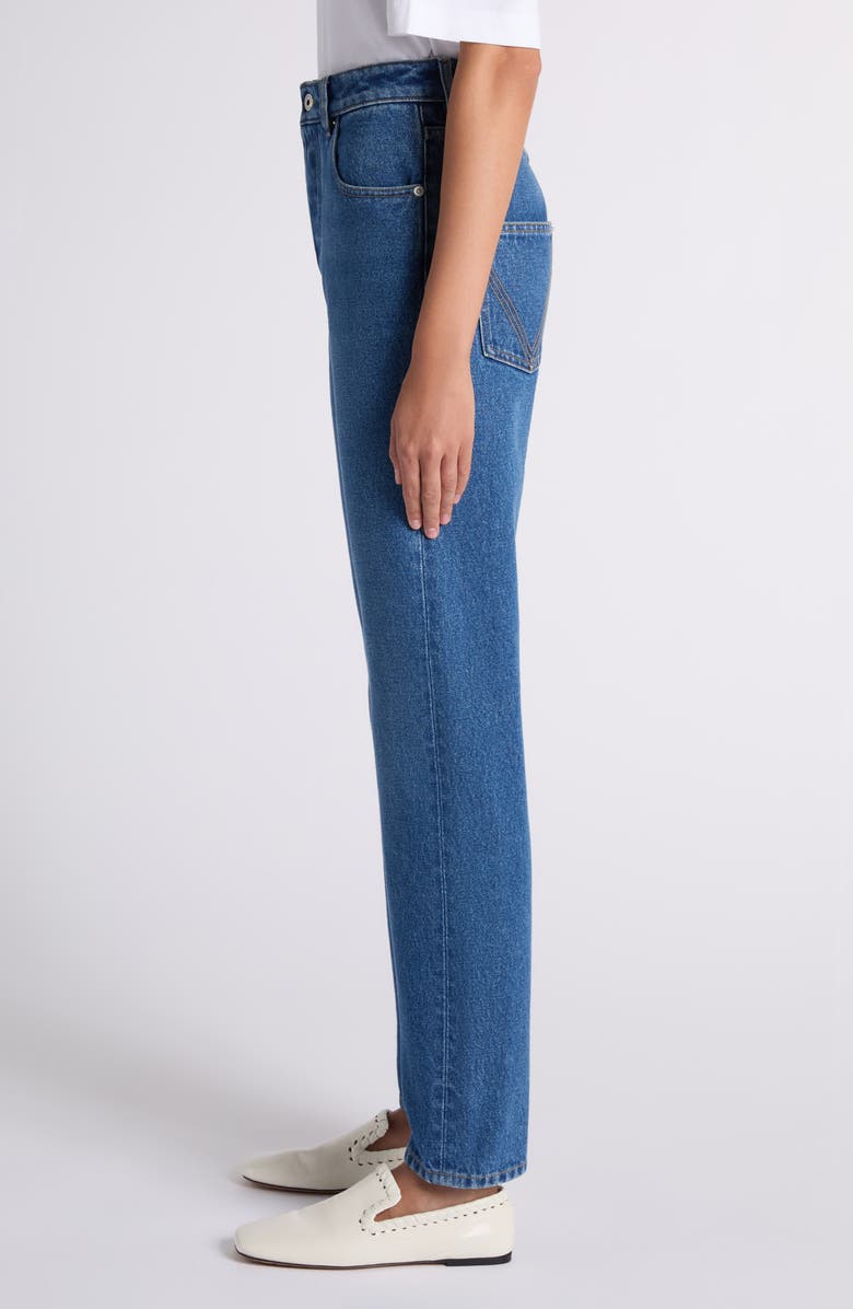 Bottega Veneta Straight Leg Jeans, Alternate, color, 4300 Mid Blue