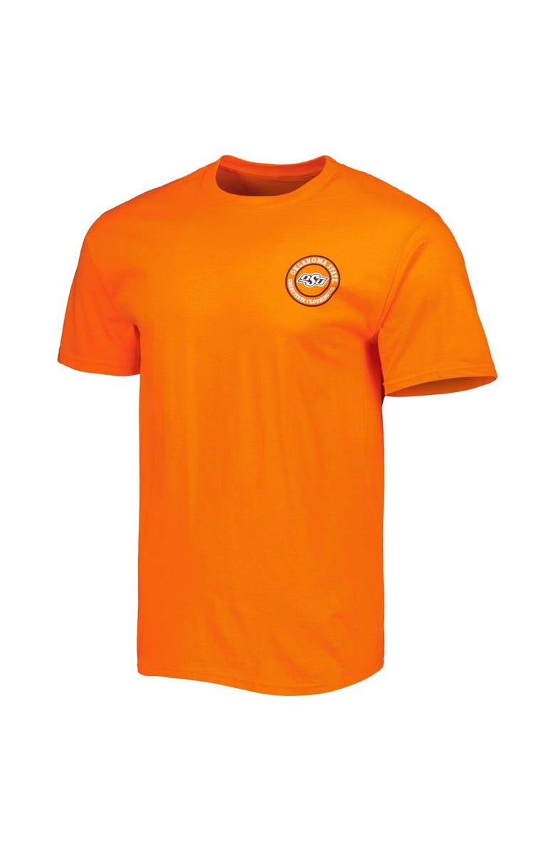 GREAT STATE CLOTHING Men's Orange Oklahoma State Cowboys Double Diamond Crest T-Shirt, Alternate, color, 