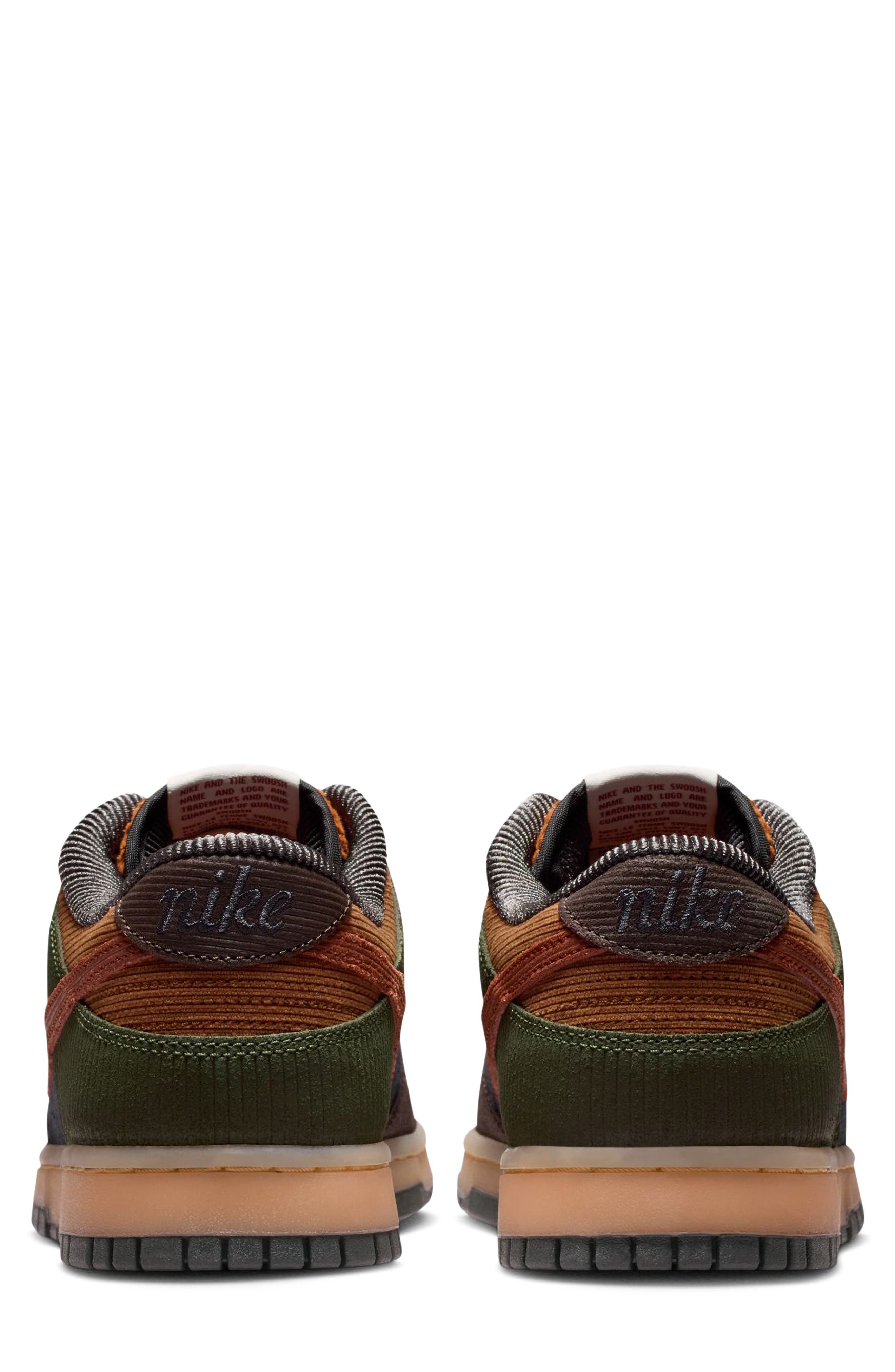 Dunk Low Basketball Sneaker, Alternate, color, BRITISH TAN/ CARGO KHAKI