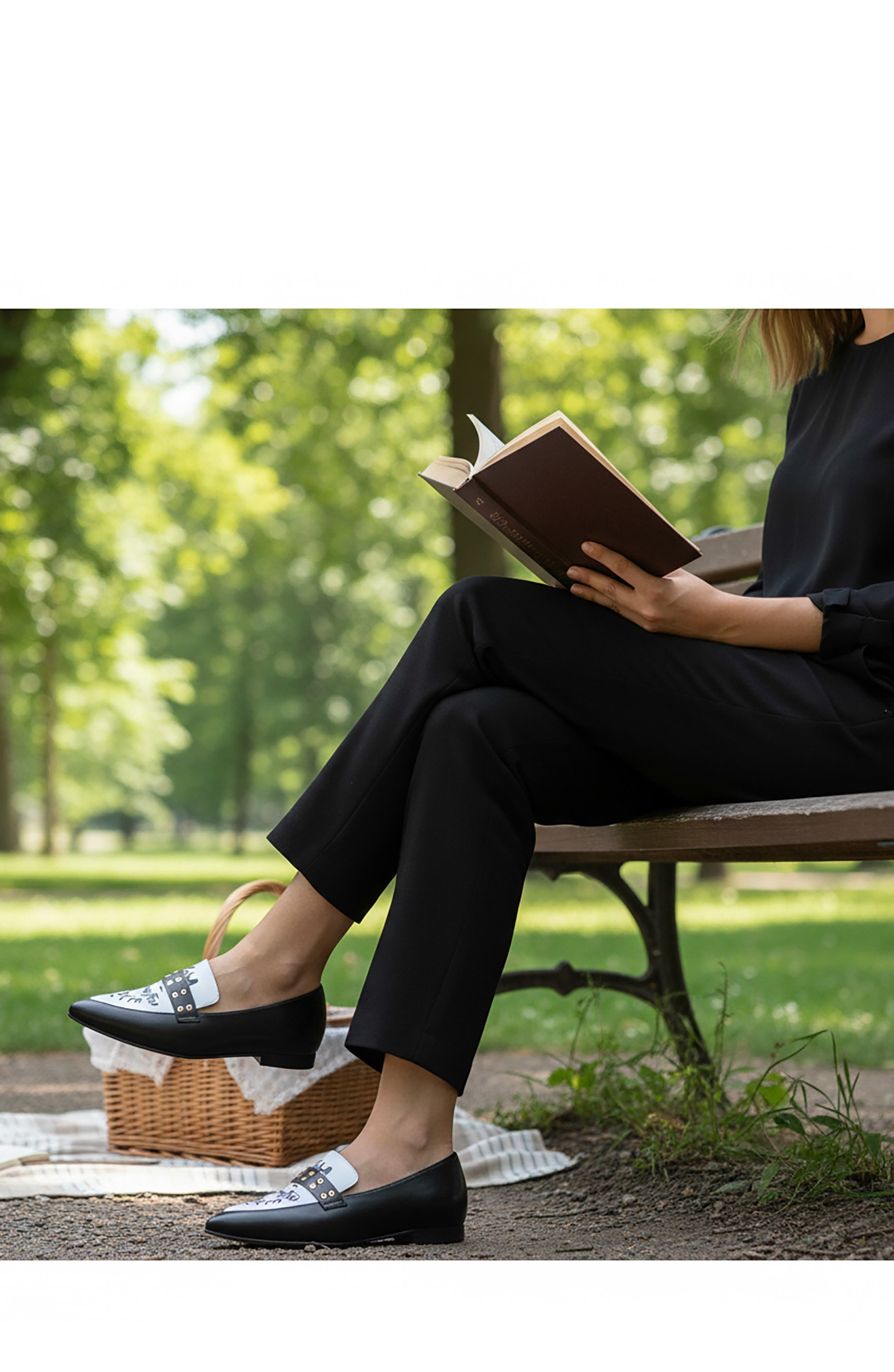 BEAUTIISOLES Cecily Pointed Toe Loafer, Alternate, color, 