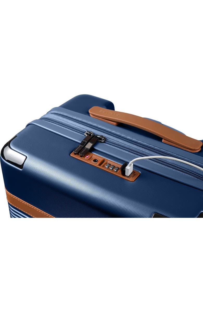 CHAMPS Vintage III Hardside 3-Piece Luggage Set, Alternate, color, Navy