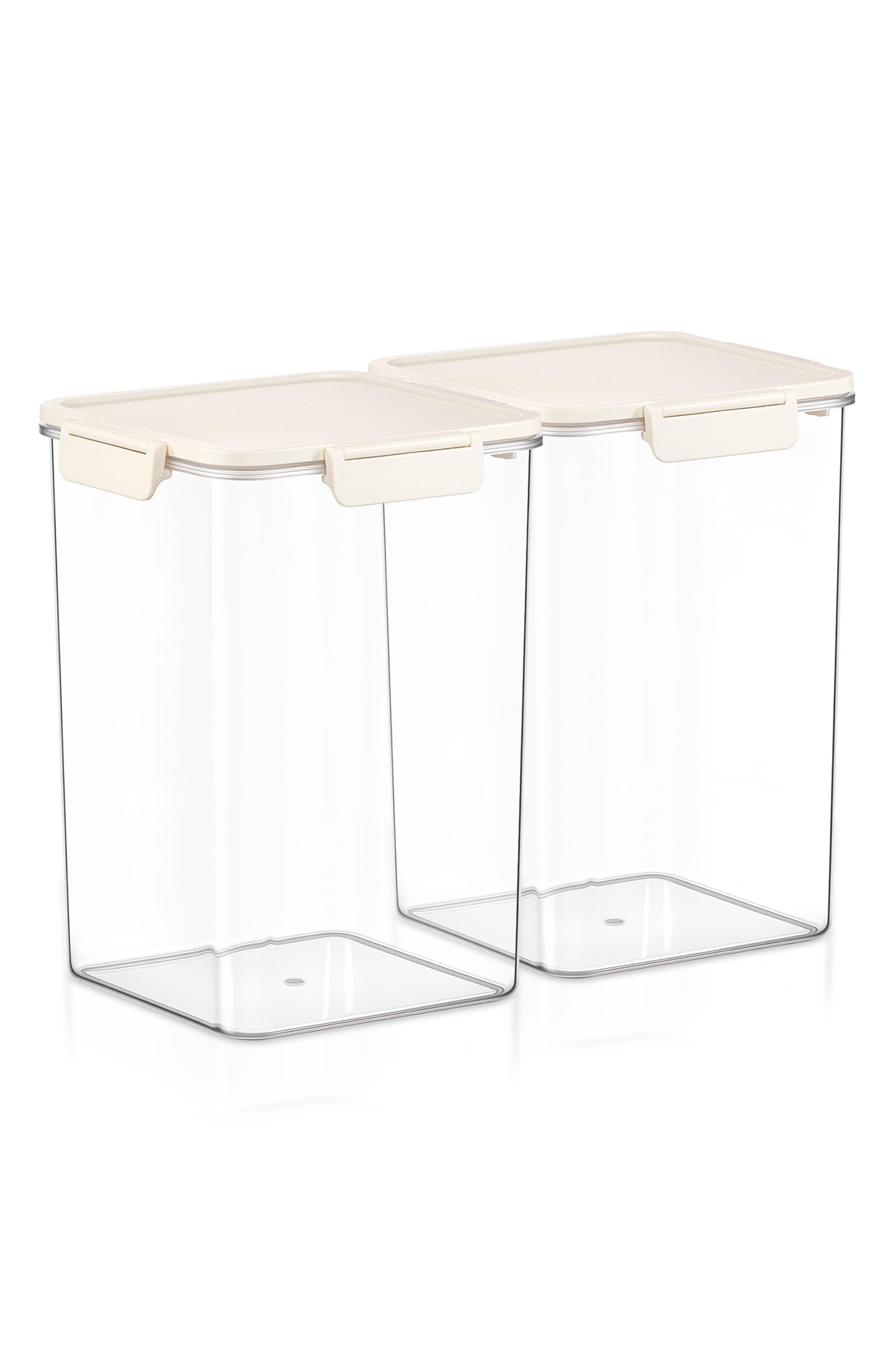 Set of 2 Airtight Food Storage Containers
