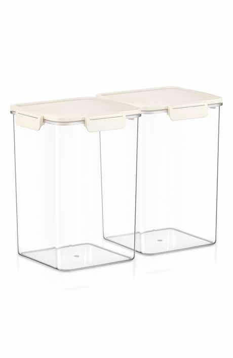 Set of 2 Airtight Food Storage Containers