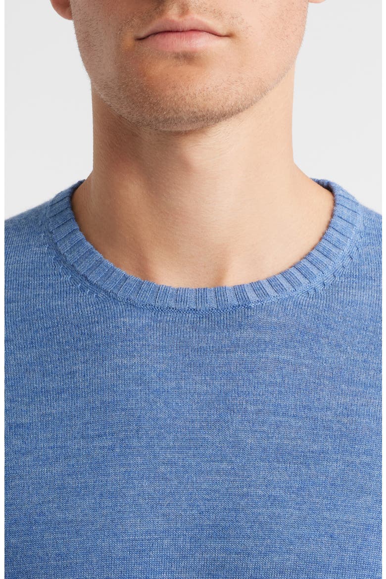 Ronald Merino Wool Sweater, Alternate, color, LAGUNA BLUE